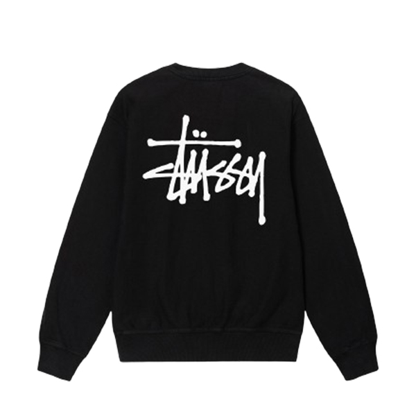 black stussy sweatshirt