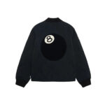 Stussy 8 Ball Quilted Liner Jacket black