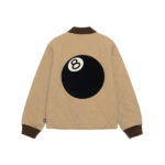 Stussy 8 Ball Quilted Liner Jacket khaki