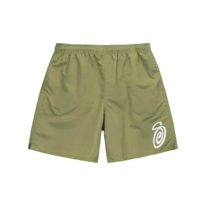 Stussy Curly S Water Short green