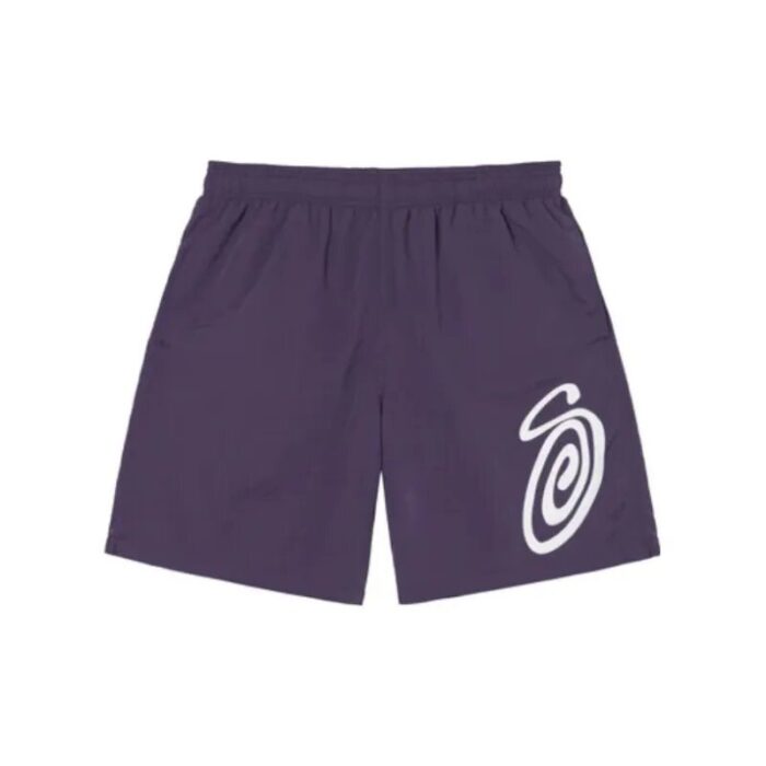 Stussy Curly S Water Short purple