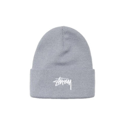 Stussy Stock Cuff Beanie gray