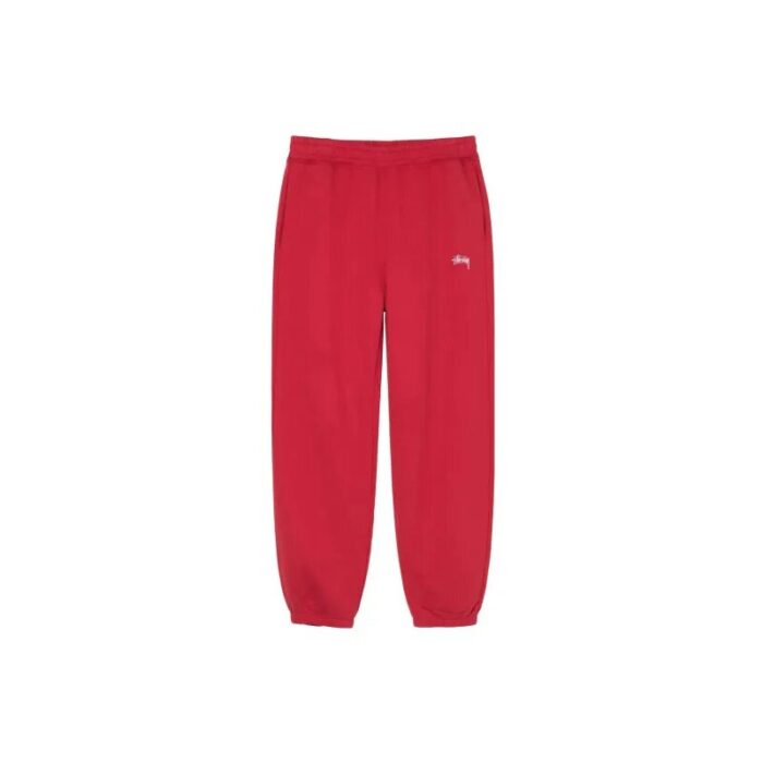 Stussy Stock Logo Pant red